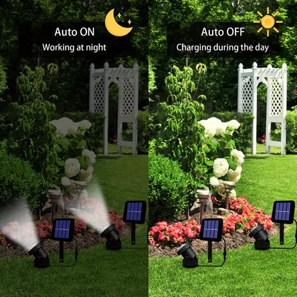 Solar Pond Spotlight Set