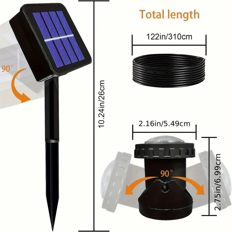 Solar Pond Spotlight Set
