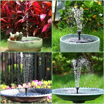 Solar Powered Pond Fountain for Koi Ponds & Water Gardens