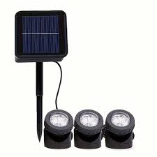 Solar Pond Spotlight Set