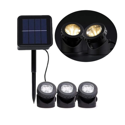 Solar Pond Spotlight Set
