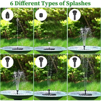 Solar Powered Pond Fountain for Koi Ponds & Water Gardens