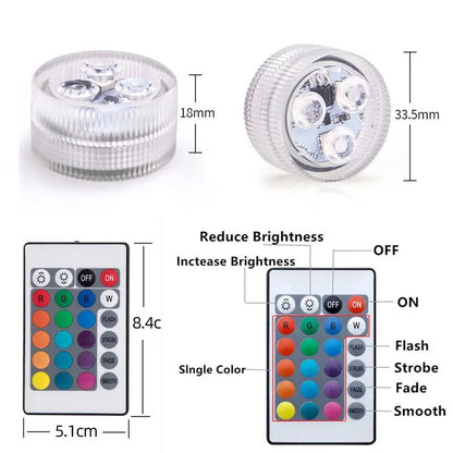 LED Underwater Battery Powered Light