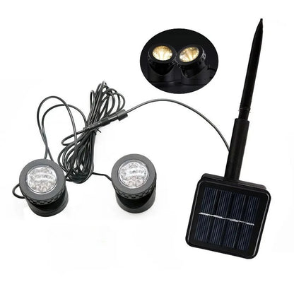 Solar Pond Spotlight Set